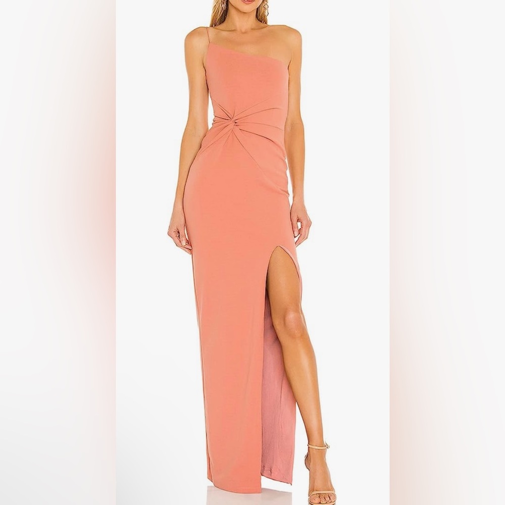 Sexy Single Shoulder/Strap Maxi Dress With Slit